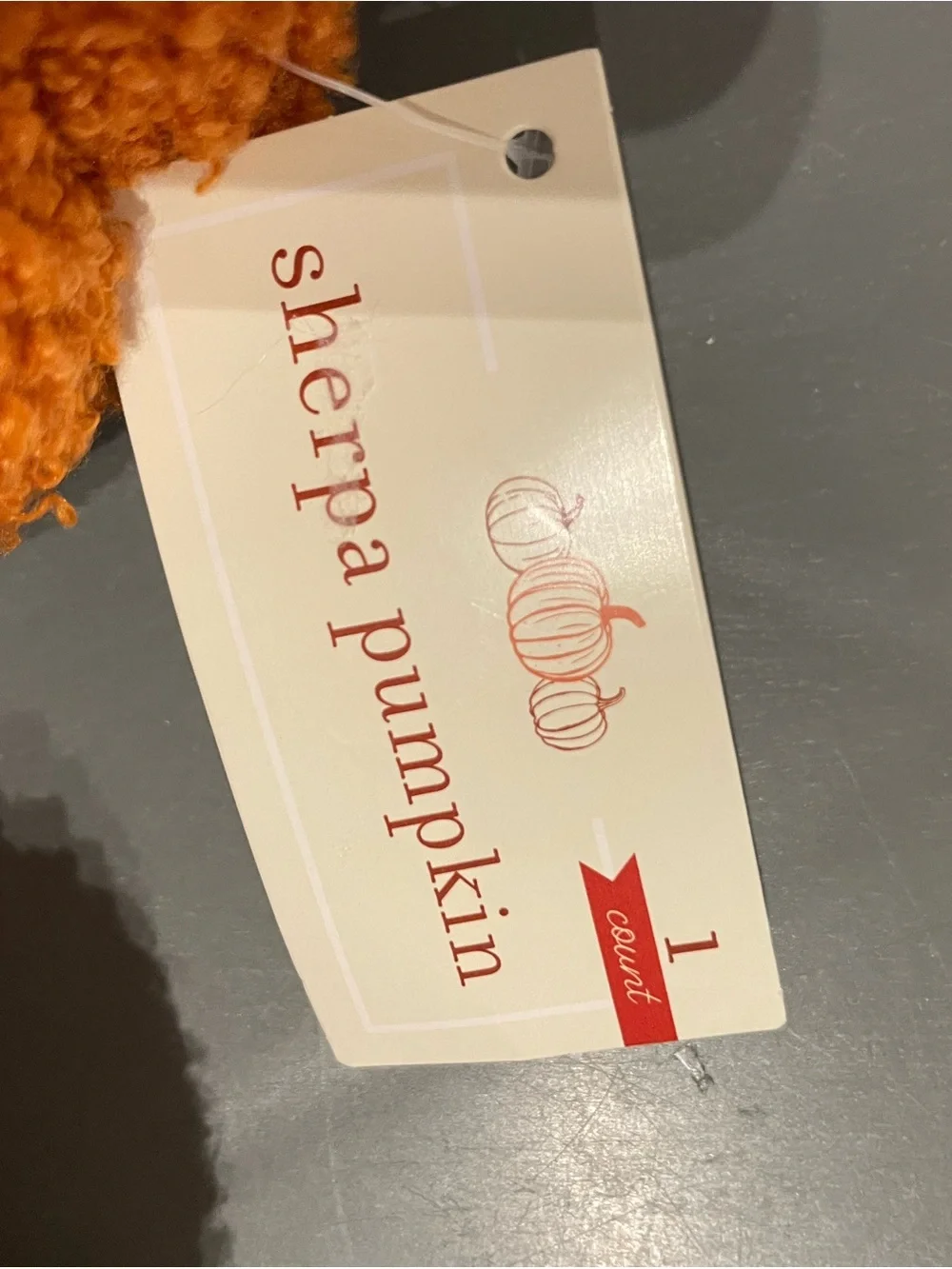 2 Sherpa Pumpkins Decorations Plush NWT